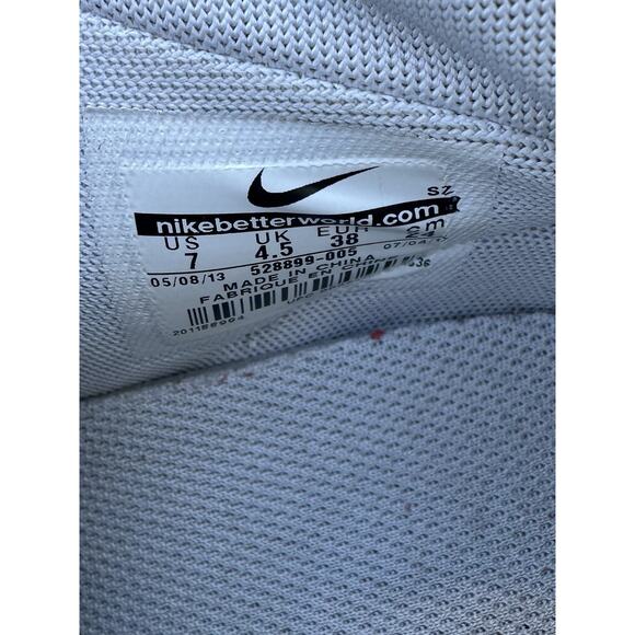 Nike Dunk Sky Hi Women's US Size 7 (528899-005) Gray Hidden Wedge Heel Shoes - Picture 12 of 12